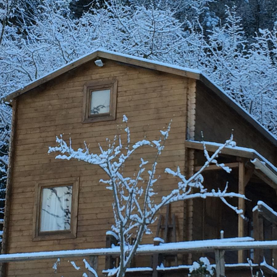 Gites Les Chalets Vezzani Spa Eksteriør bilde